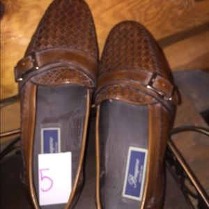 Bragano made in Italy brown loafer with buckle